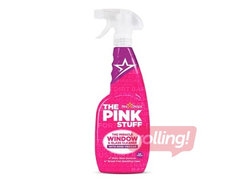 Tīrīšanas līdzeklis stiklam ar rožu etiķi The Pink Stuff, 750ml