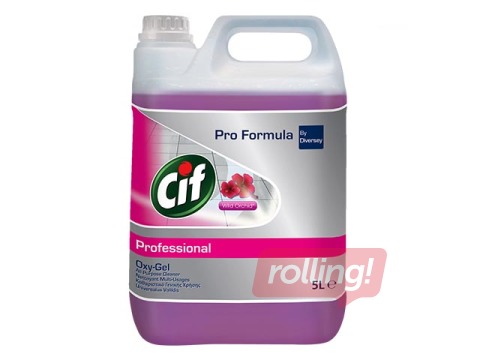 Grīdu mazgāšanas līdzeklis Cif Professional Oxygel Wild Orchid, 5L