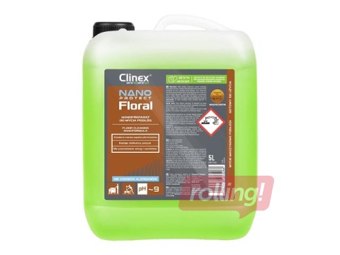 Grīdu mazgāšanas līdzeklis NP Floral, Clinex, 5l