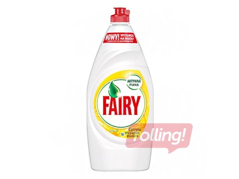 Trauku mazgāšanas līdzeklis Fairy Lemon, 900 ml