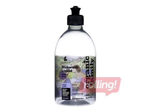 Ekoloģisks trauku mazgāšanas līdzeklis PURENN, lavandas, 500ml