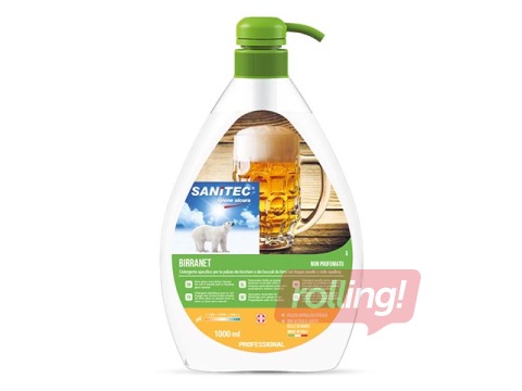 Speciāls stikla trauku mazgāšanas līdzeklis Sanitec Birranet, 1l