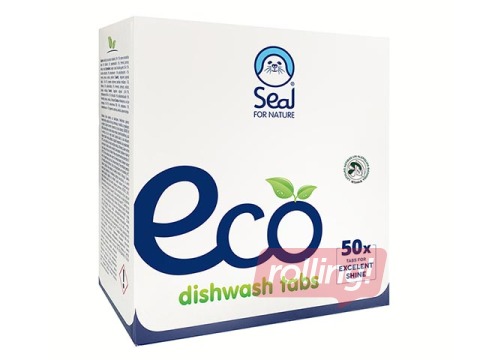 Ekoloģiskas tabletes trauku mašīnai Seal Eco, 50gab