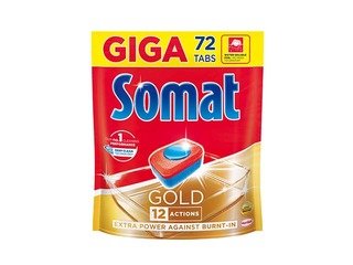 Tabletes  trauku mazgājamai mašīnai SOMAT gold, 72gb.