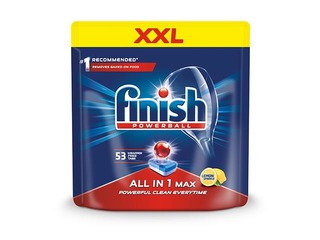 Tabletes trauku mazgājamai mašīnai, Finish All in 1 Box Lemon, 53 gab.