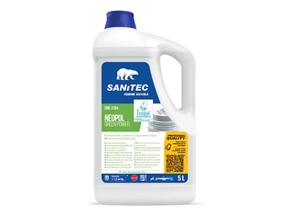 Ekoloģiskais trauku mazgāšanas līdzeklis Sanitec Neopol Green Power, 5L