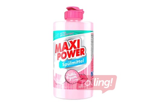 Trauku mazgāšanas želeja Maxi Power, Bubble Gum, koncentrēta, 500ml