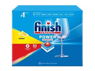 Tabletes trauku mazgājamai mašīnai Finish, Power, All in 1, citronu, 30 gab.