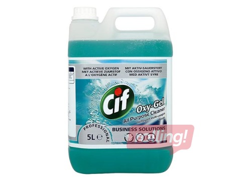 Universāls virsmu tīrīšanas līdzeklis Cif Professional Oxy-Gel Ocean, 5l