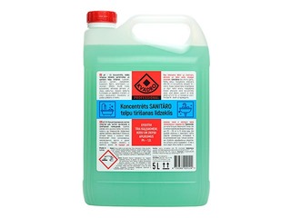 Koncentrēts sanitāro telpu tīrīšanas līdzeklis, KVADRO, 5L