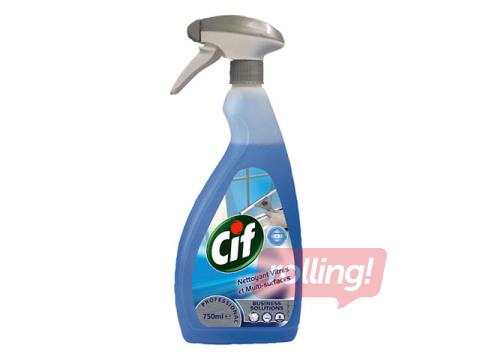 Universāls virsmu un stiklu tīrīšanas līdzeklis Cif Window & Multi Surface Cleaner, 750ml