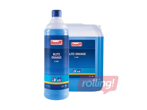 Universāls tīrīšanas līdzeklis uz spirta bāzes Buzil G482 Blitz Orange, 10L