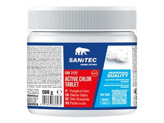 Hlora tabletes Sanitec Active Chlor Tablet, 150gab
