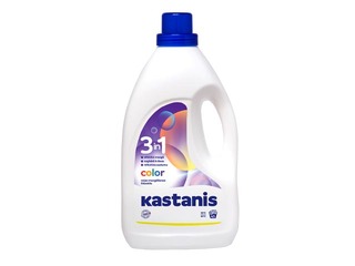 Veļas mazgāšanas līdzeklis Kastanis, 3in1 Color, 1800ml