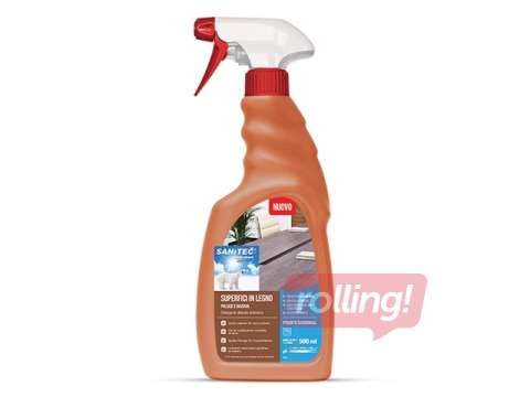 Koka virsmu tīrīšanas līdzeklis Sanitec Superfici in Legno, 500 ml