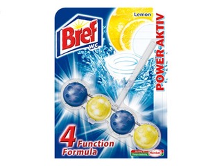 Tualetes bloks Bref Power Aktiv Lemon, 50 g