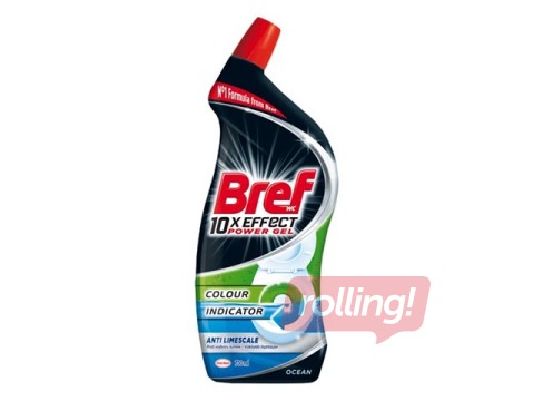 Tualetes tīrīšanas līdzeklis - želeja Bref 10 x Anti Limescale, 700ml