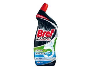 Tualetes tīrīšanas līdzeklis - želeja Bref 10 x Anti Limescale, 700ml