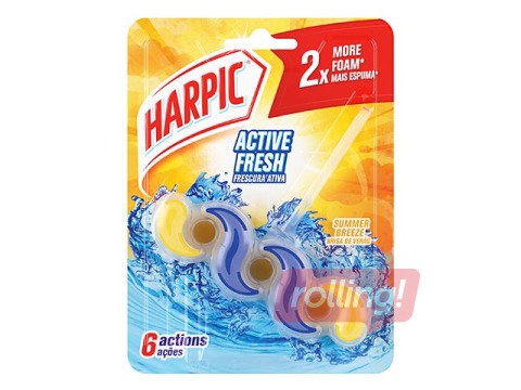 Tualetes bloks HARPIC Fresh Power Summer Breeze/Sparkling citrus 35g