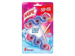 Tualetes bloks HARPIC Fresh Power Tropical Blossom, Duo paka 2x35g