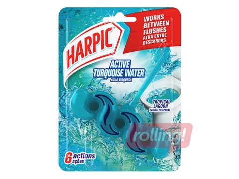 Tualetes bloks HARPIC Turquoise Power, 35g