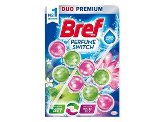 Tualetes bloks Bref Power aktiv Floral Apple-water lily, 2 gab.