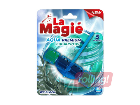 Tualetes bloks, La Magie Aqua Premium, Eucaliptus, 40g