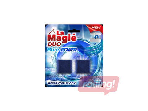 Kapsulas tualetes poda tvertnei, La Magie, Blue Power, 2x50g