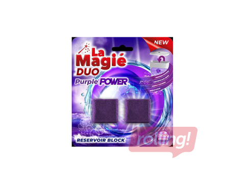 Kapsulas tualetes poda tvertnei, La Magie, Purple Power, 2x50g