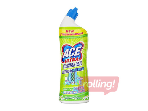 Tualetes tīrīšanas līdzeklis, ACE, Ultra Power Gel, Lemon Perfume, 750ml