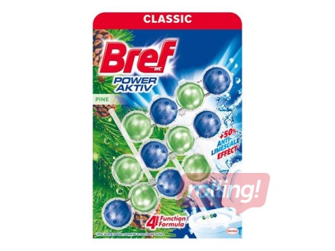 Tualetes bloks Bref Power Active Pine forest, 3 gab. x 50g.