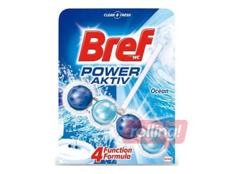 Tualetes bloks Bref Power Aktiv Ocean, 50g