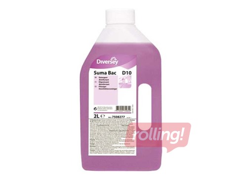 Dezinfekcijas līdzeklis koncentrēts Diversey Suma Bac D10, 2l