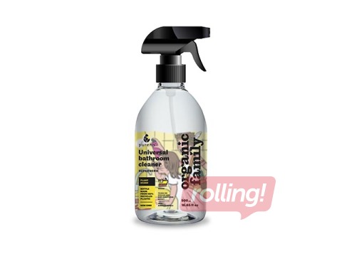 Ekoloģisks universāls vannas istabas tīrītājs ar citronu un pīlādžu ekstraktiem, 500 ml