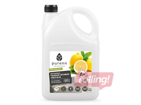 Ekoloģisks universāls vannas istabas tīrītājs ar citronu un pīlādžu ekstraktiem, 5 l