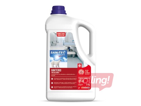 Aromatizēts mazgāšanas/dezinfekcijas līdzeklis Sanitec Bakterio Balsamic Pine, 5l