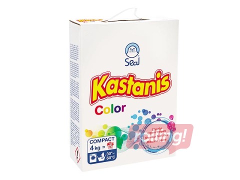 Veļas pulveris Kastanis Color, 4kg