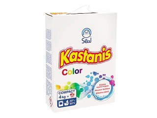 Veļas pulveris Kastanis Color, 4kg