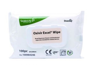 Mitrās salvetes dezinfekcijai Diversey Oxivir Excel, 100 gab.
