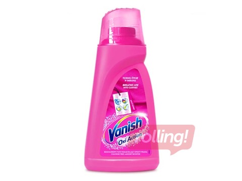 Veļas traipu tīrītājs Vanish Oxi Action Pink, gēls, 1l