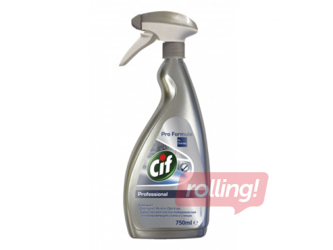 Nerūsējošā tērauda virsmu tīrīšanas līdzeklis Cif Professional, 750ml
