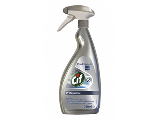 Nerūsējošā tērauda virsmu tīrīšanas līdzeklis Cif Professional, 750ml