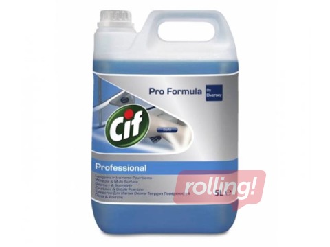 Līdzeklis stiklu un virsmu tīrīšanai Cif Professional, 5l