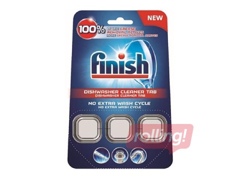 Tabletes trauku mazgājamajai mašīnai Finish, 3x17g