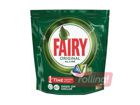 Tabletes trauku mazgājamai mašīnai Fairy All in One Original, 84 gab.