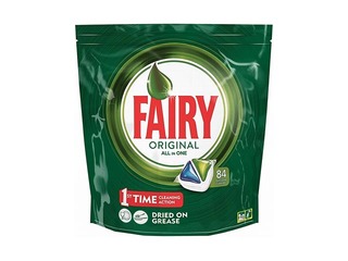 Tabletes trauku mazgājamai mašīnai Fairy All in One Original, 84 gab.