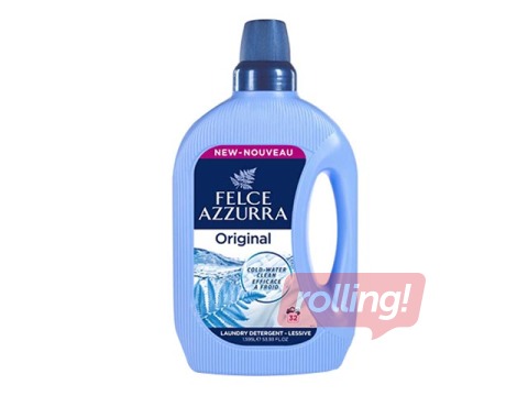 Šķidrais universālais veļas mazgāšanas līdzeklis Felce Azzura Original, 1595ml