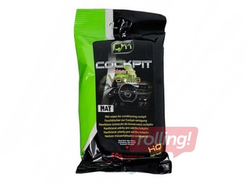 Mitrās salvetes auto paneļu kopšanai, 30 gab. Vaniļas