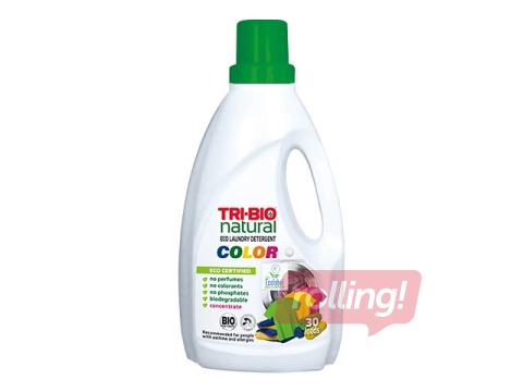 Līdzeklis krāsainas veļas mazgāšanai Tri-Bio, 1.42l