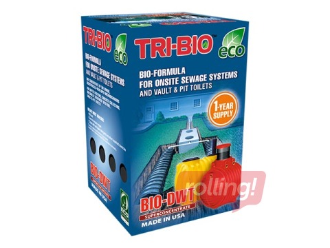Biolīdzeklis autonomajai kanalizācijai, Tri-Bio, 500 g.
